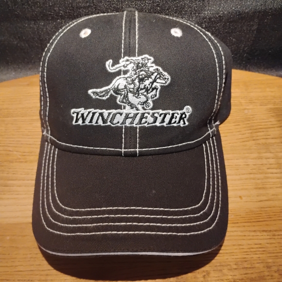 Winchester Black Embroidered Cap - Picture 1 of 6